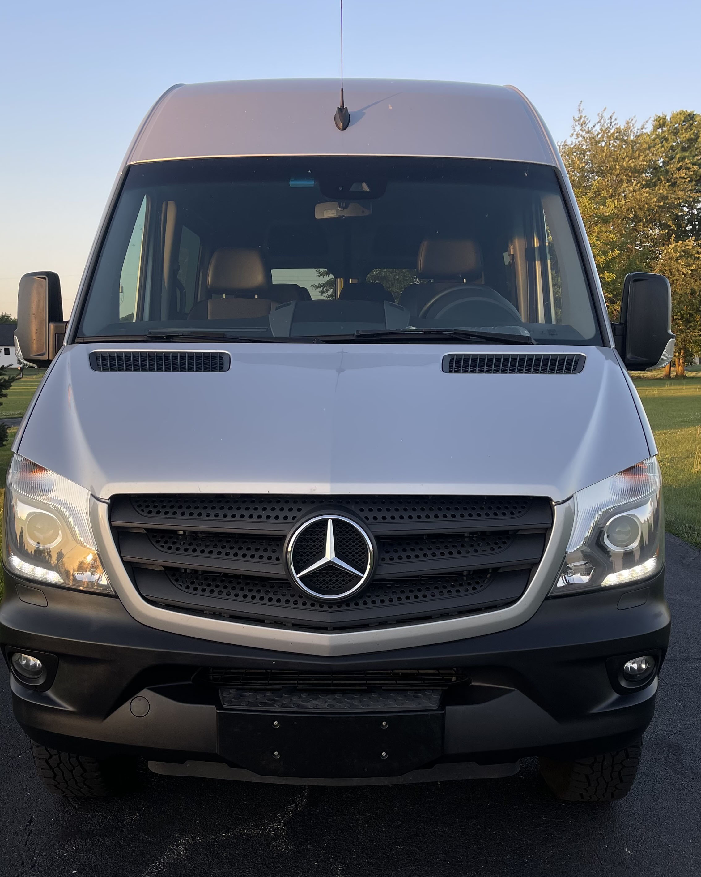 Sprinter van serviced by independent European specialists at Benz Tech