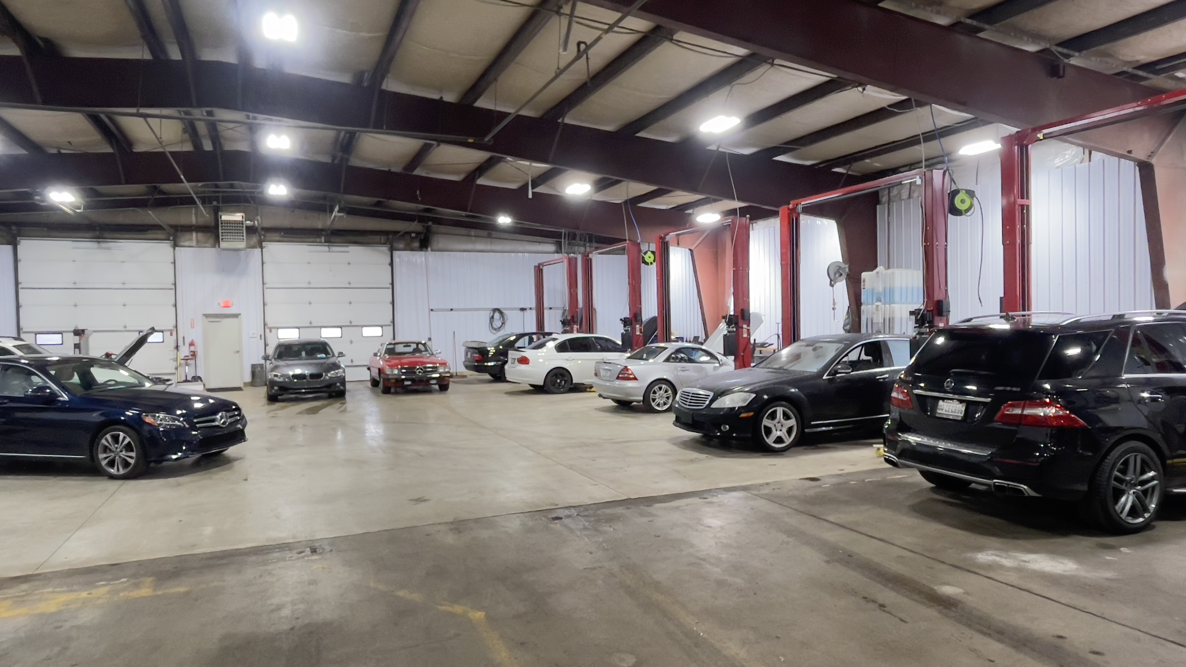 Inside the Benz Tech shop in Elkhart, IN